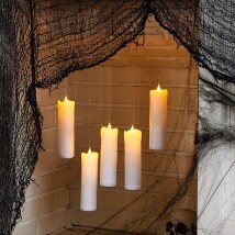 Set of 5 Floating Halloween Candles