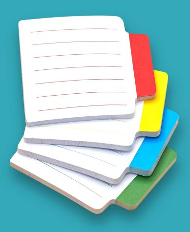 Set of 100 Lined Index Tabs