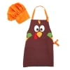Mommy and Me Holiday Aprons - Turkey Kids' Apron and Hat Set