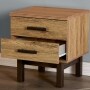 Modern End Table with 2 Drawers
