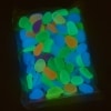 100 Glow-in-the-Dark Garden Pebbles - Multi