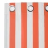 Outdoor Cabana Stripe or Solid Curtain - Terracotta 84" Stripe