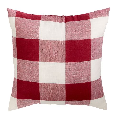 Buffalo Check Decorative Pillows - Red