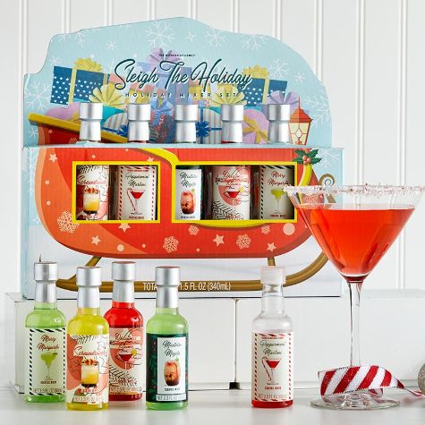 5-Pc. Christmas Cocktail Mixer Gift Sets - Sleigh