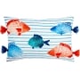 Coastal-Inspired Accent Pillows - Fish