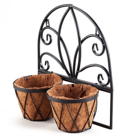 Decorative Wall Planters with Coir Liners