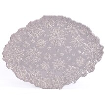 temp-tations® 18" Snowflake Platters
