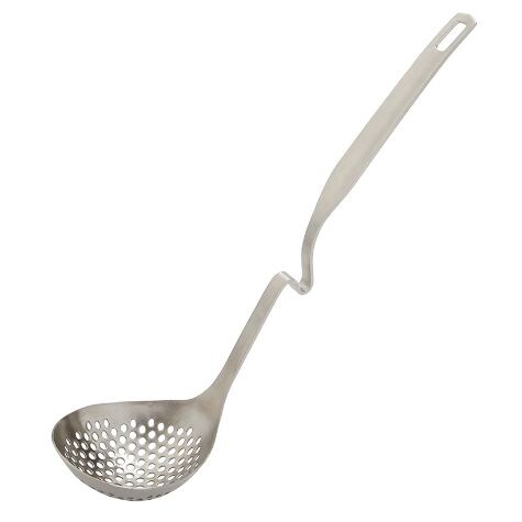 Stainless Steel Ladle with Rim Rest - Ladles Slotted