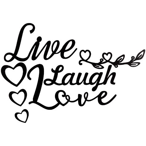 Simple Saying Wall Art Sets - Live Laugh Love
