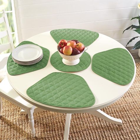 5-Pc. Quilted Placemat Sets
