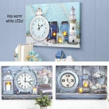 Themed Lighted Wall Clocks
