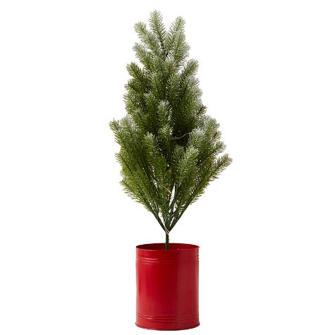Christmas Tree in Lighted Pot