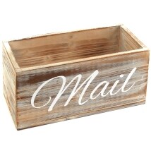 Farmhouse Chic Mail Organizer Box