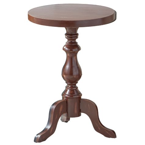 Round Accent Tables - Walnut