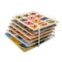 Set of 6 Wood Puzzles with Rack