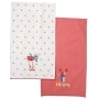 Sets of 2 Polka Dot Floral Kitchen Towels - Hello Spring