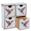 Garden-Themed Desktop Storage Chests - Hummingbird