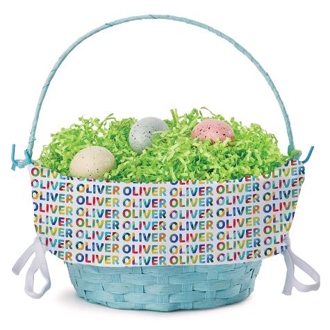Personalized Easter Baskets - Blue