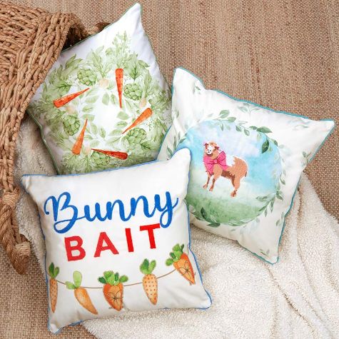 Farmers Market Easter Accent Pillows