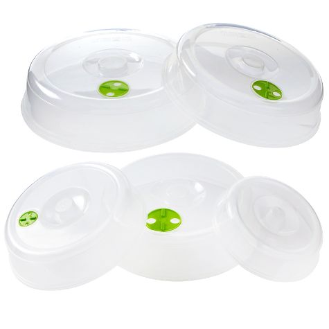 Set of 5 Microwave Plate and Bowl Covers