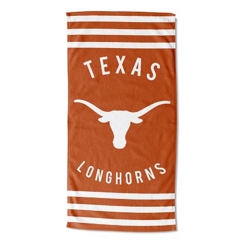 NCAA 30" x 60" Striped Beach Towels - Texas