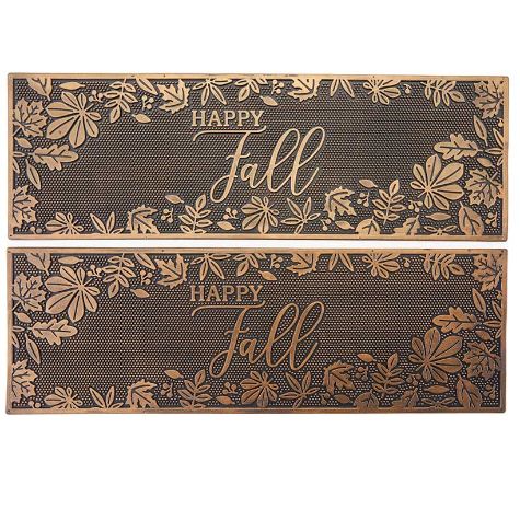 Harvest Rubber Doormats or Sets of 2 Stair Treads