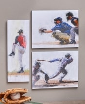 Personalized Baseball Player Wall Plaques