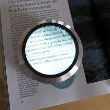 LED Lighted Magnifier Paperweight