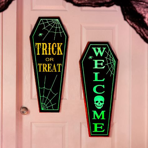 30" Glow-in-the-Dark Tombstone Signs