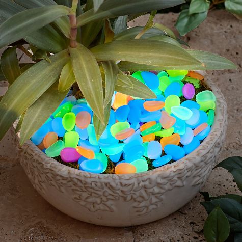 100 Glow-in-the-Dark Garden Pebbles