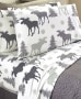 Cotton Flannel Sheet Sets - Moose Full