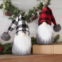 Buffalo Plaid Holiday Gnomes