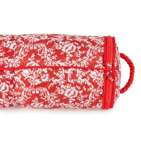 Red Damask Holiday Storage Collection