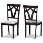 Set of 2 Baxton Studio Sylvia Dining Chairs