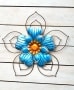 Garden Flower Wall Art - Blue