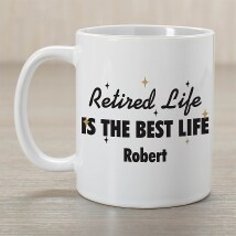 Personalized Retired Life Coffee Mug