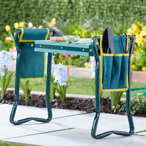 Garden Planting Bench with Tool Organizer - Solid
