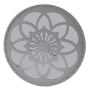 Oversized Wall Medallions - Distressed Gray Oversized Wall Medallion