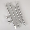 26"-76" Multi-Use Collapsible Tension Rods - Brushed Nickel