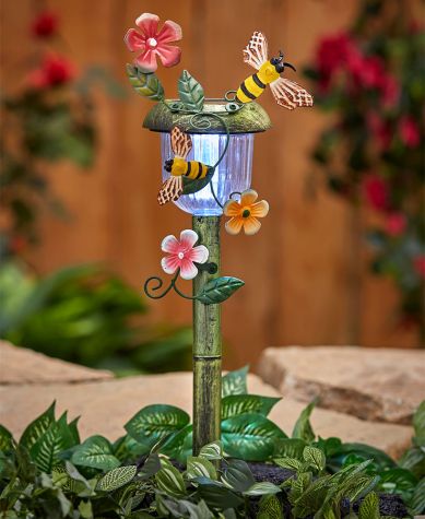 Decorative Solar Stakes - Bee