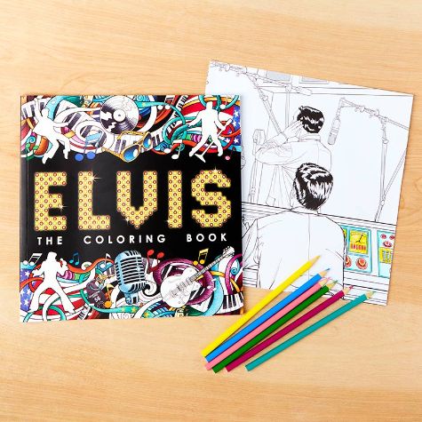 Adult Coloring Books - Elvis