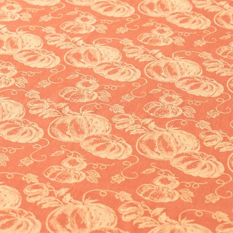 Harvest Jacquard Tablecloths - Rustic Pumpkin 52" x 70"