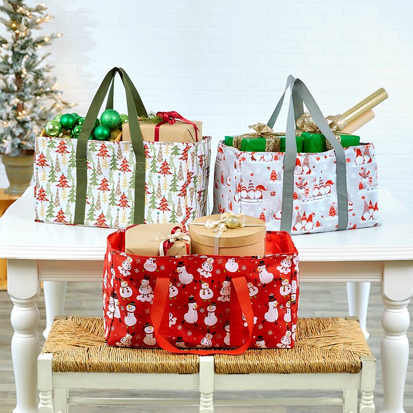 Holiday Multifunctional Utility Totes | LTD Commodities