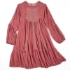 Vintage Wash Lace Trim Swing Dresses