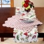 Reversible Quilted Cardinal Tabletop Accents