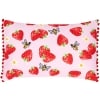 Strawberry Garden Accent Pillows - Strawberry Bee