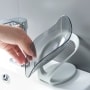 Leaf-Shaped Soap Holder with Drainer and Suction Cup
