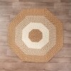 Country Braided Octagon-Shaped Rugs