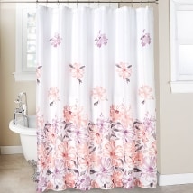 13-Pc. Falling Floral Shower Curtain Set