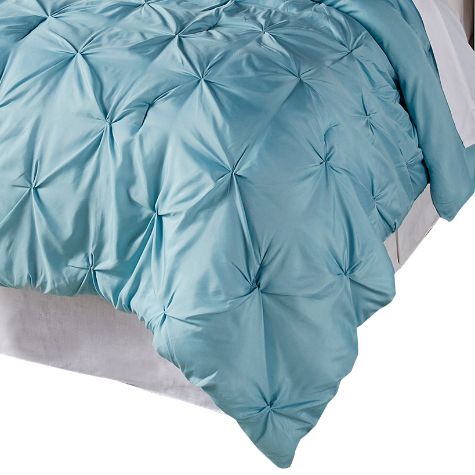 Spring Pinch Pleated Comforter Set - Full/Queen Comforter Set